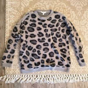 Time and True Super Cozy Leopard Sweater! Size: L